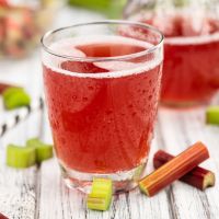 In Deutschland beliebt: Rhabarberschorle 